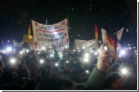 В Дрездене на антиисламские демонстрации вышли 18 тысяч человек 