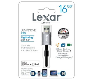 128- - Lexar JumpDrive C20i   Lightning  USB