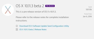 Apple   - OS X El Capitan 10.11.3