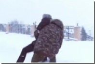 Кадыров поиграл с коллегами в снегу