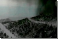 Опубликовано видео схода лавины после извержения вулкана в Японии
