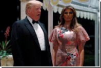 Жена президента США нарядилась в цветные блестки на новогодней вечеринке