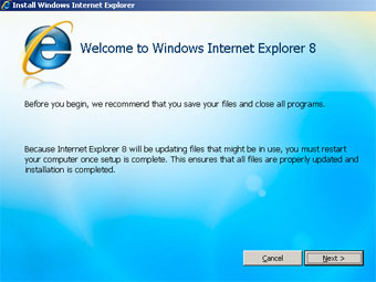 Microsoft  - Internet Explorer 8