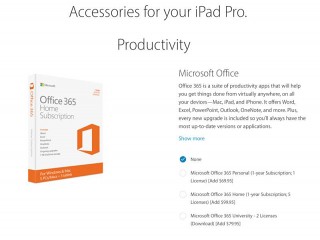 Apple  Microsoft Office 365    9,7- iPad Pro