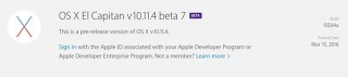  OS X 10.11 beta 7
