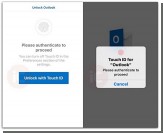 Microsoft   Touch ID  Outlook