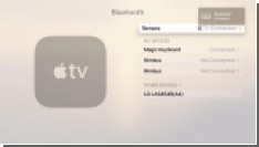   tvOS 9.2  Apple TV 4   Bluetooth-   
