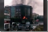 Появилось видео с места взрыва около офиса русской радиостанции на Кипре