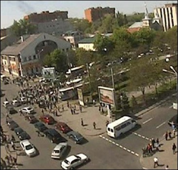 Появилось видео первого взрыва в Днепропетровске. Видео