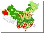 Китайские фамилии пересчитали и нанесли на карту