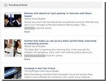 Facebook вставит в ленту новостей популярные статьи