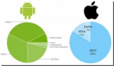 iOS 9   84%  , Android 6.0 Marshmallow  7,5%