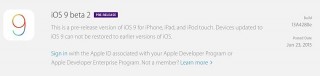  iOS 9 Beta 2