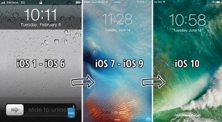 , Slide to unlock:  iOS 10   iPhone   Home