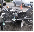 В Киеве разбился загадочный байкер 