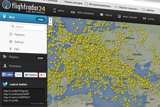 Авиакатастрофа на Украине принесла популярность приложению Flightradar24