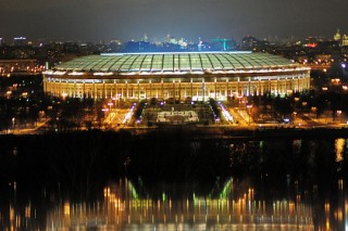 Подсветка «Лужников» позволит увидеть счет матча с Воробьевых гор