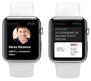 ABBYY Business Card Reader       Apple Watch []