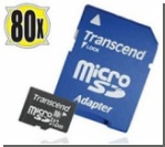 Transcend -   - 80X microSD
