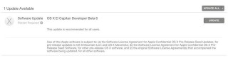 Apple  OS X El Capitan beta 6  