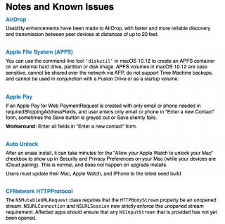 Apple  macOS Sierra beta 7    beta 6   