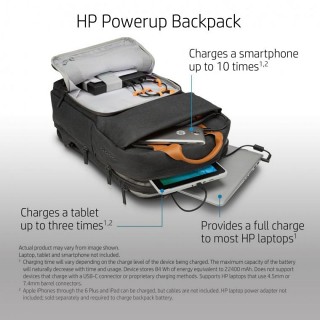  .  HP Powerup Backpack   -