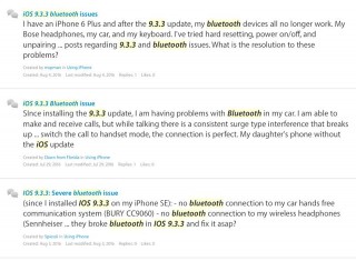 iOS 9.3.4     Bluetooth  iPhone  iPad