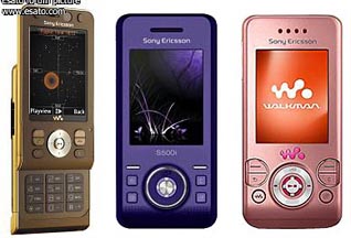 Sony Ericsson  S500, W580  W910   