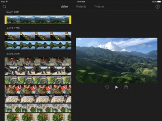 Apple    iMovie  iOS   4K-  3D Touch
