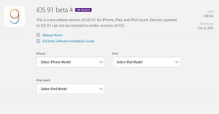 Apple  iOS 9.1 beta 4  iPhone, iPad  iPod touch