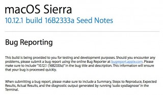 Apple  macOS Sierra 10.12.1 beta 2  Mac