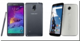Google Nexus 6  Samsung Galaxy Note 4