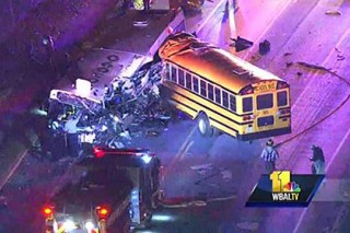Три человека погибли в Балтиморе в ДТП с участием школьного автобуса