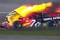 Появилось видео с загоревшимся во время финала NASCAR автомобилем