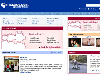 MySpace      Yahoo!