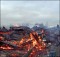 В Беларуси власти сожгли целую деревню. Видео