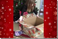 Шустрый котенок испортил рождественский сюрприз для юной американки